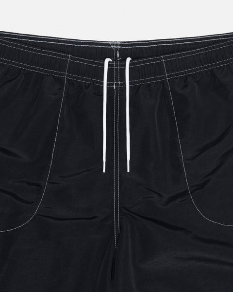 Stussy Surfman Patch Water Kort Badpak Dames Zwart Nederland | SOG-0342