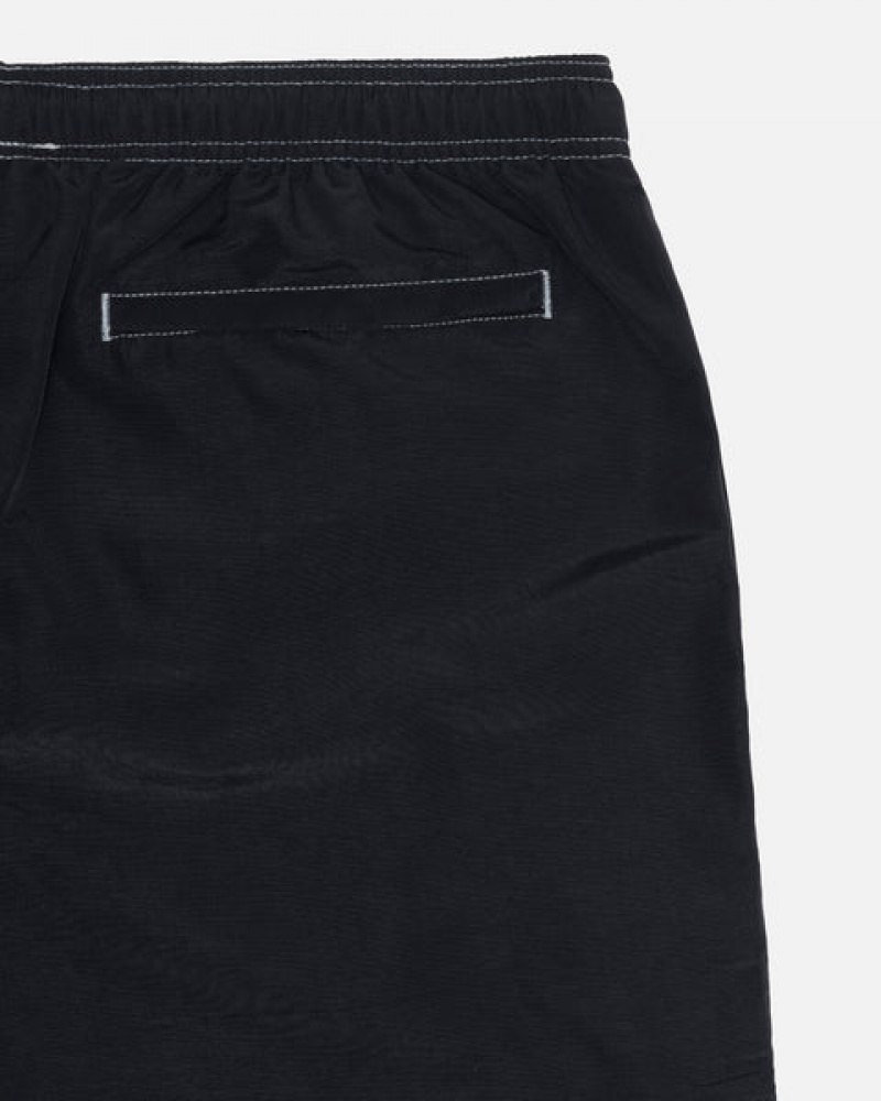 Stussy Surfman Patch Water Kort Badpak Dames Zwart Nederland | SOG-0342