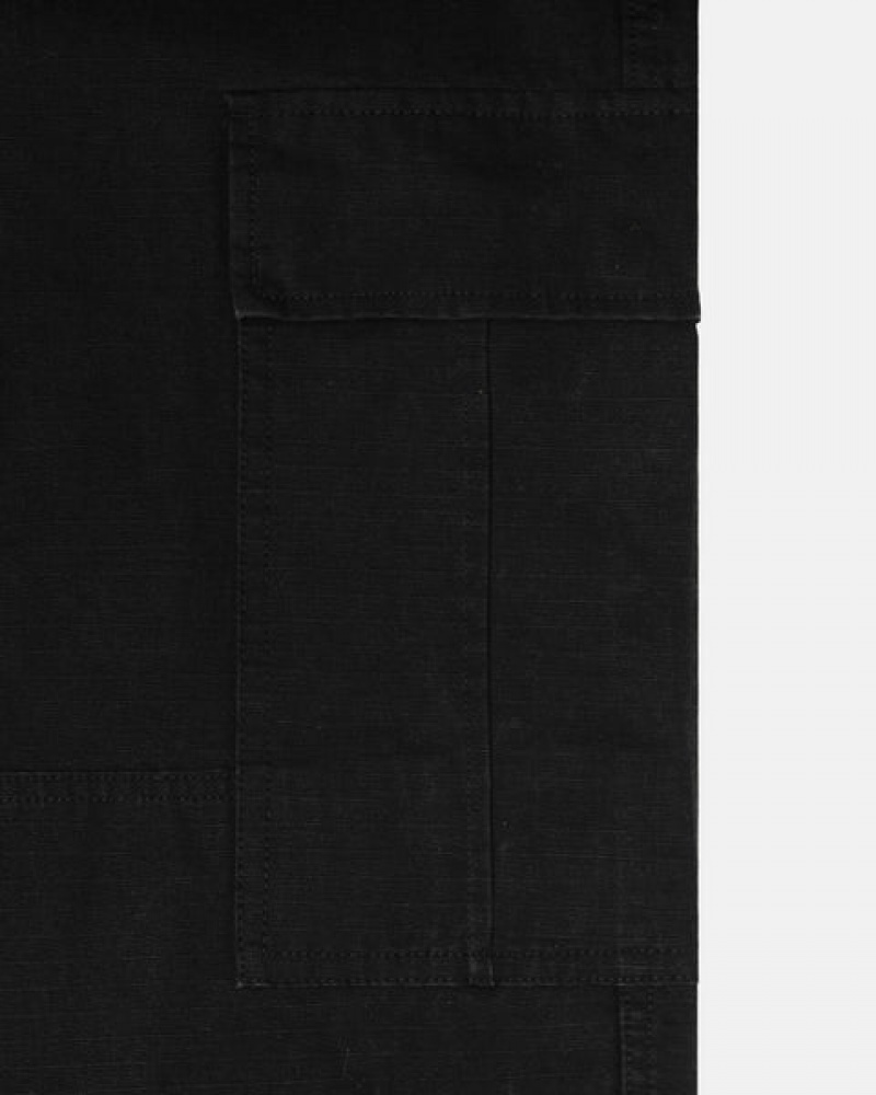 Stussy Surplus Cargo Ripstop Broek Heren Zwart Nederland | HDR-1812