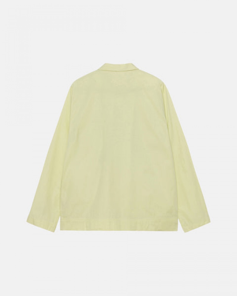 Stussy Tekla Poplin Pyjama Shirt Overhemd Dames Lichtgroen Nederland | HWA-8389