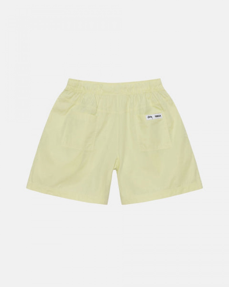 Stussy Tekla Poplin Pyjama Shorts Korte Broek Dames Lichtgroen Nederland | UUK-1421