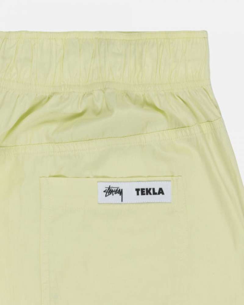 Stussy Tekla Poplin Pyjama Shorts Korte Broek Dames Lichtgroen Nederland | UUK-1421