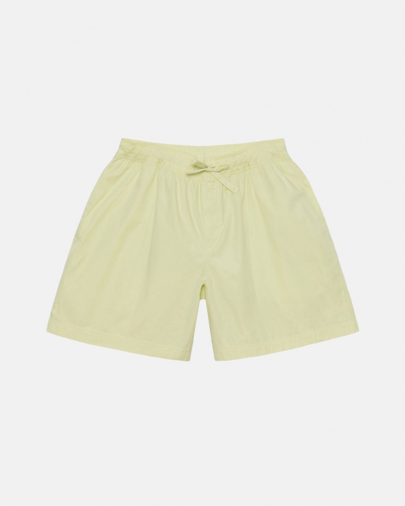 Stussy Tekla Poplin Pyjama Shorts Korte Broek Dames Lichtgroen Nederland | UUK-1421