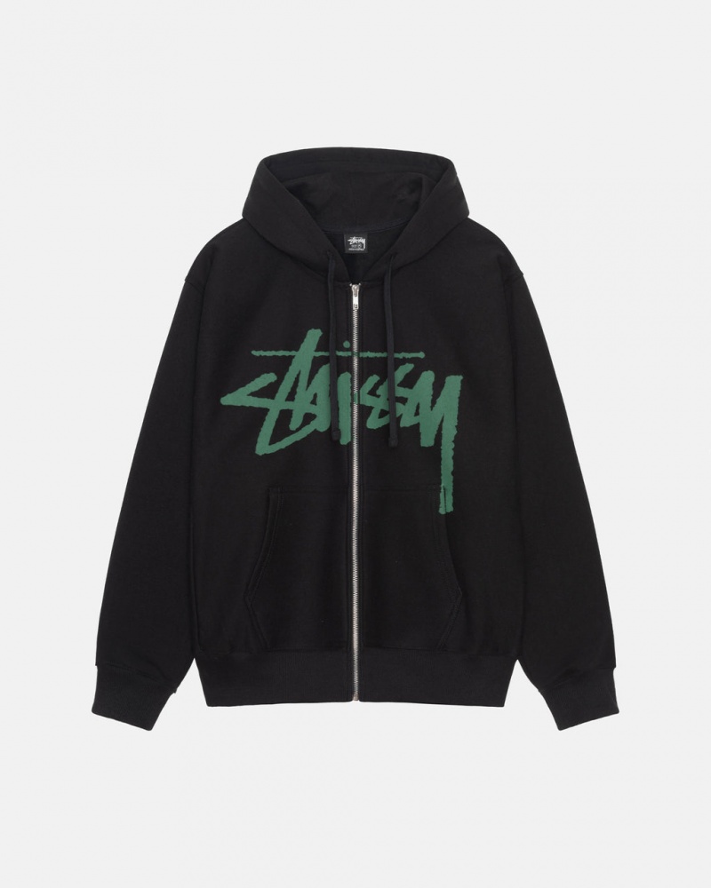 Stussy Venus Zip Hood Sweatshirts Dames Zwart Nederland | GWZ-9222