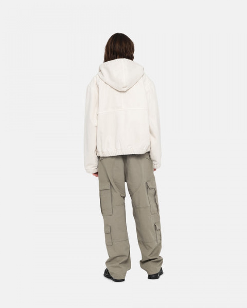Stussy Werk Jacket Insulated Canvas Jassen Dames Beige Nederland | XON-4448
