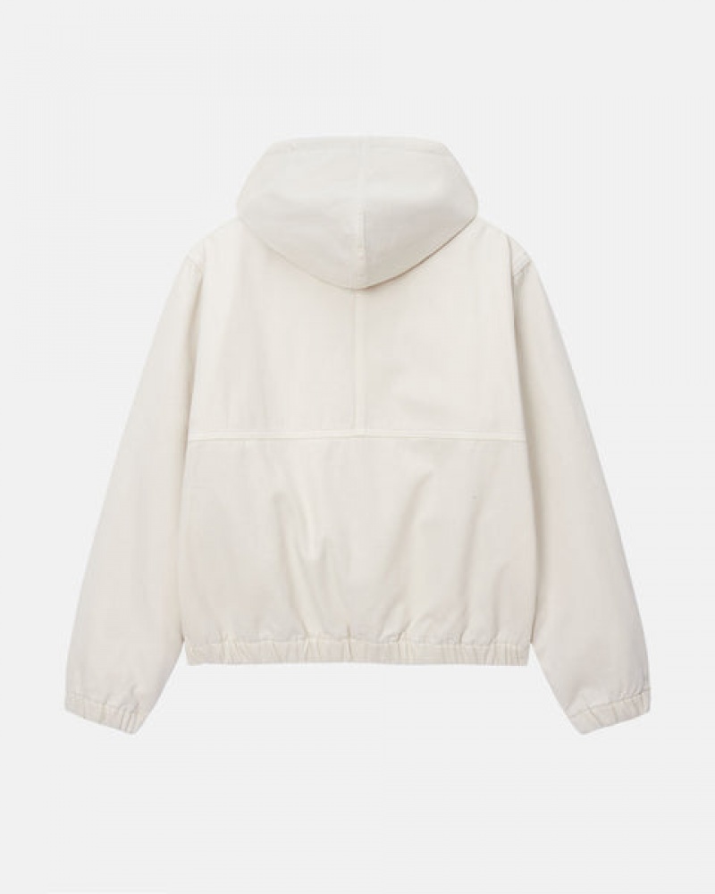 Stussy Werk Jacket Insulated Canvas Jassen Dames Beige Nederland | XON-4448