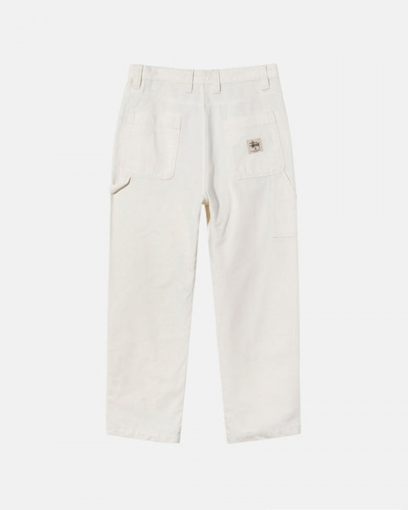 Stussy Werk Pant Canvas Broek Heren Beige Nederland | GZO-2247
