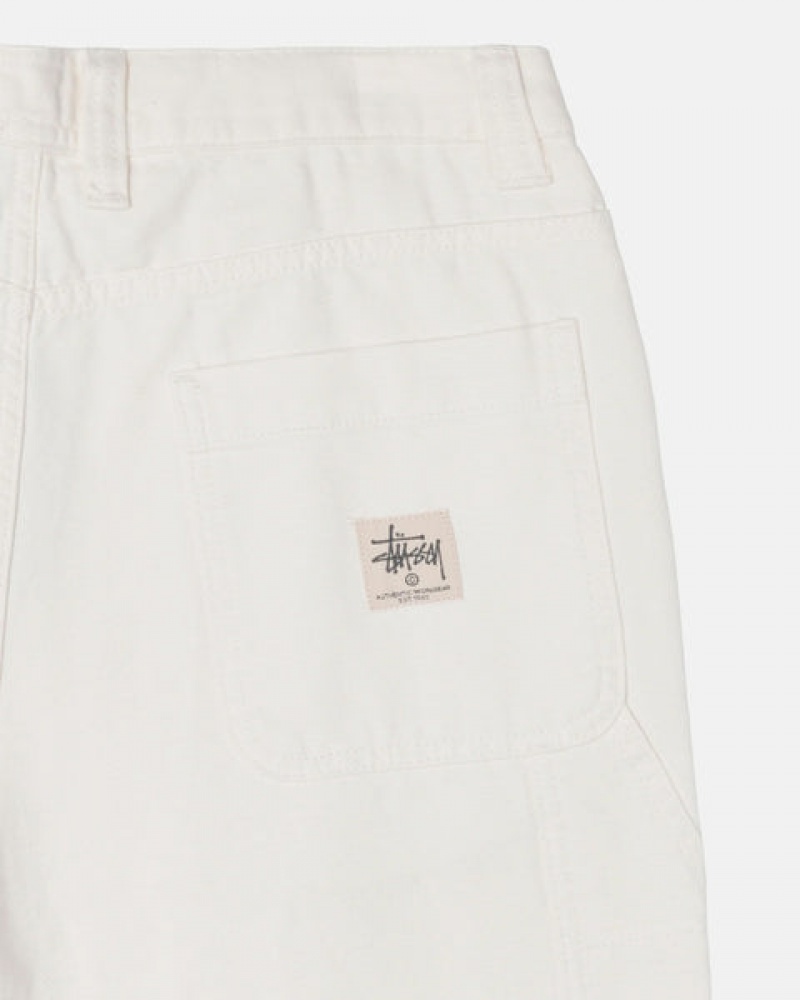 Stussy Werk Pant Canvas Broek Heren Beige Nederland | GZO-2247