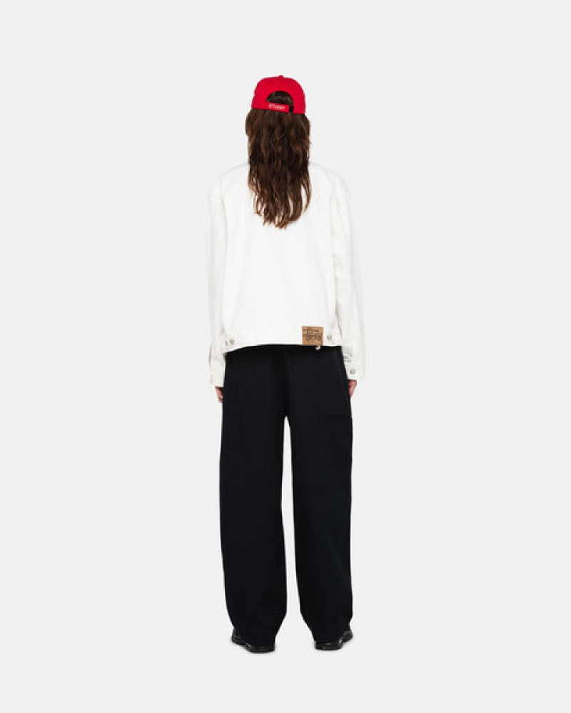 Stussy Workgear Trouser Twill Broek Heren Zwart Nederland | BQC-4423