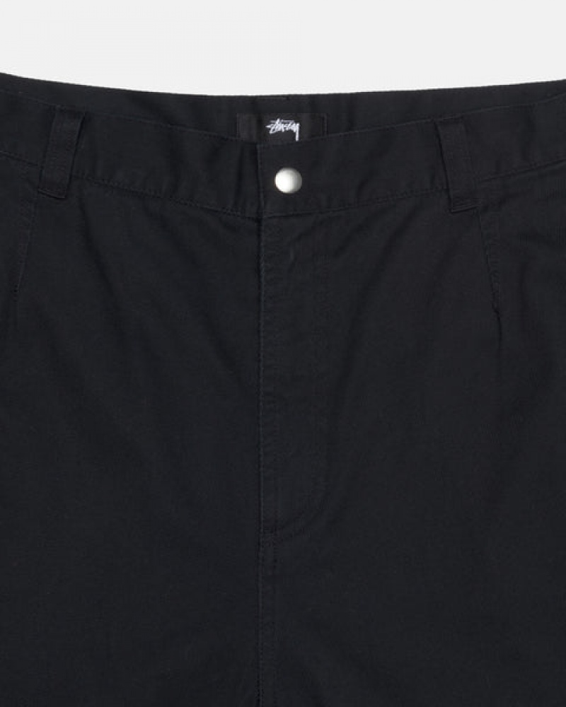Stussy Workgear Trouser Twill Broek Heren Zwart Nederland | BQC-4423