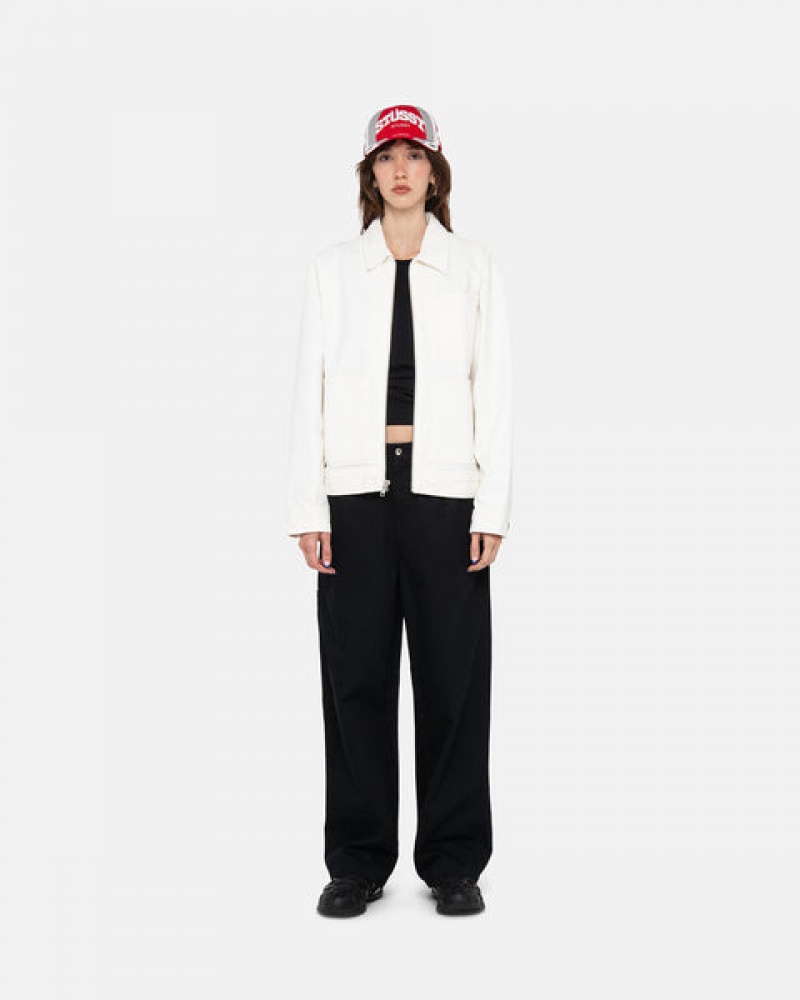 Stussy Workgear Trouser Twill Broek Heren Zwart Nederland | BQC-4423