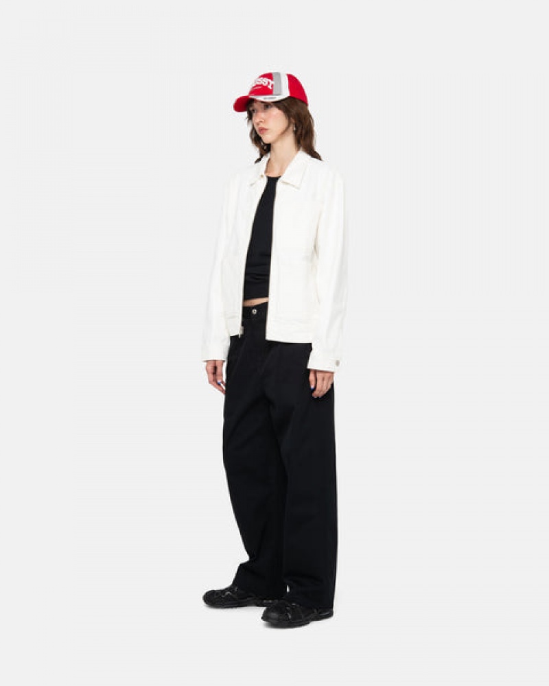 Stussy Workgear Trouser Twill Broek Heren Zwart Nederland | BQC-4423