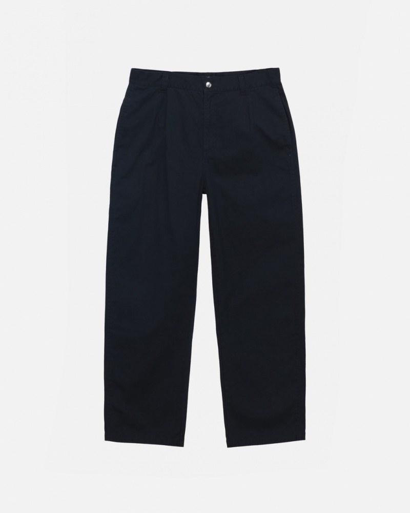 Stussy Workgear Trouser Twill Broek Heren Zwart Nederland | BQC-4423